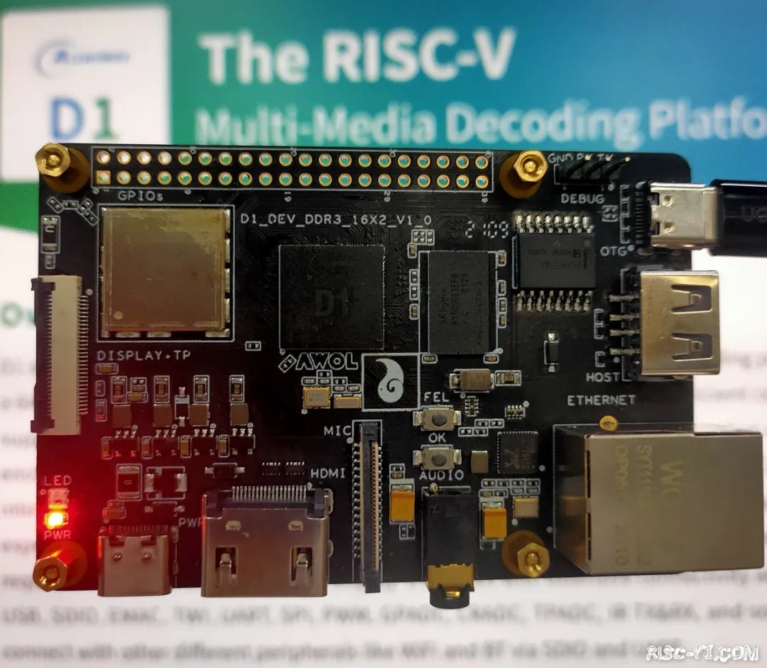国外芯片技术交流-A first look at Allwinner D1 Linux RISC-V SBC and Processorrisc-v单片机中文社区(1)
