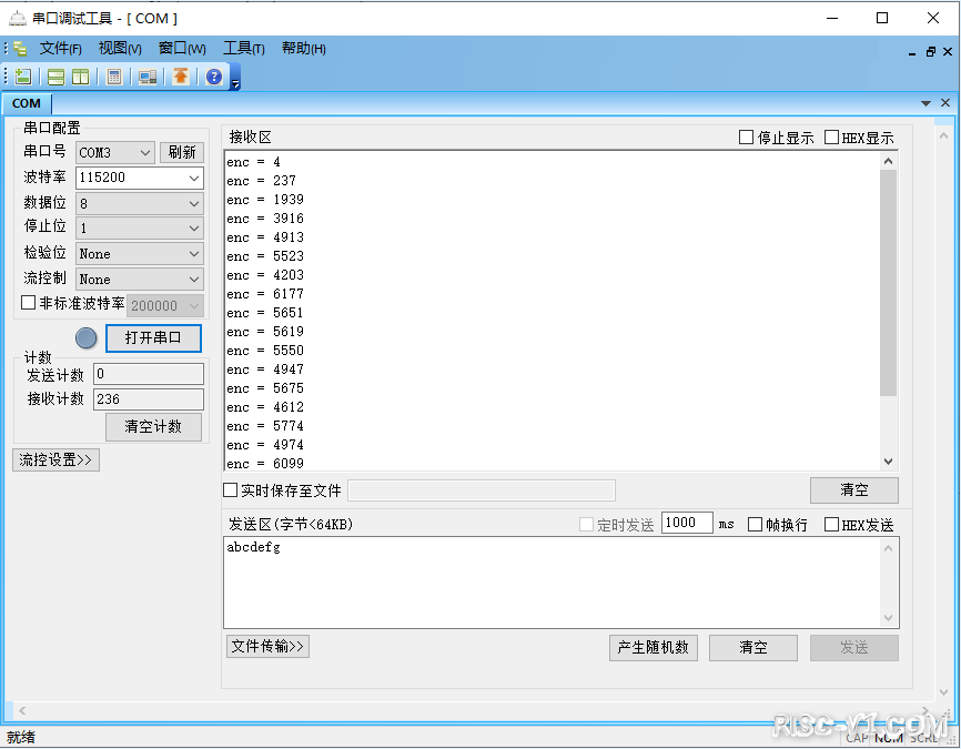 CH32V CH573单片机芯片-第七十三章：CH32V103应用教程——TIM-编码器模式risc-v单片机中文社区(2)