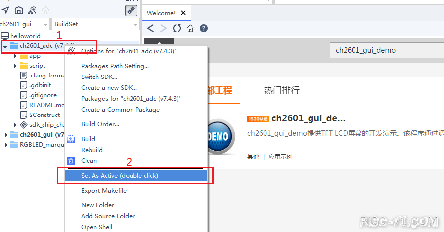 CH2601 单片机芯片及应用-RVB2601开发板ADC读取实验risc-v单片机中文社区(4)