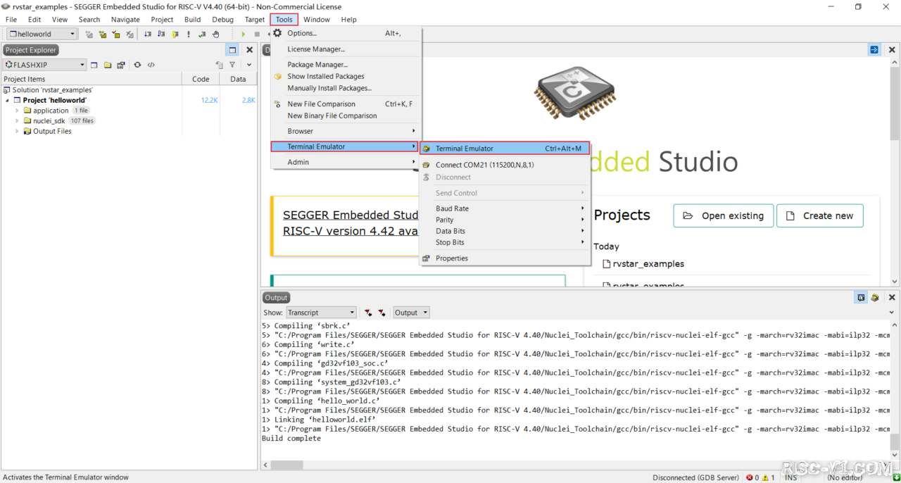 SEGGER Embedded Studio IDE-SES的快速上手risc-v单片机中文社区(12)