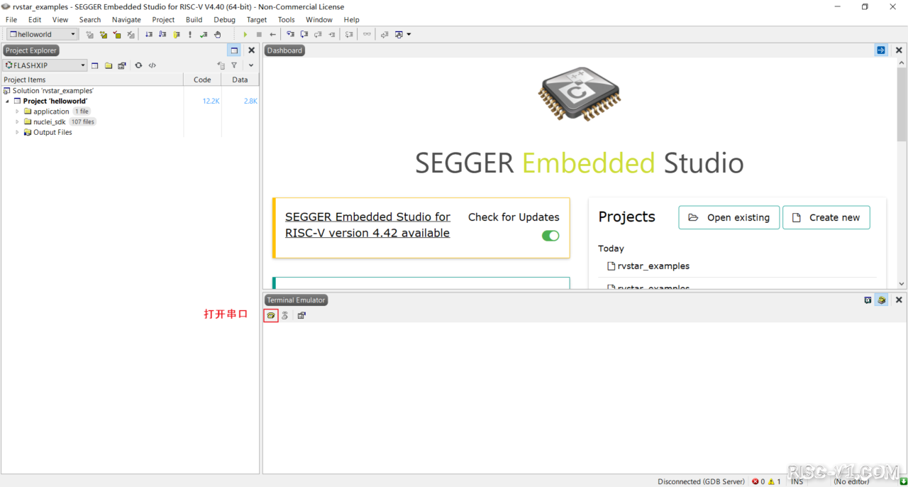 SEGGER Embedded Studio IDE-SES的快速上手risc-v单片机中文社区(15)