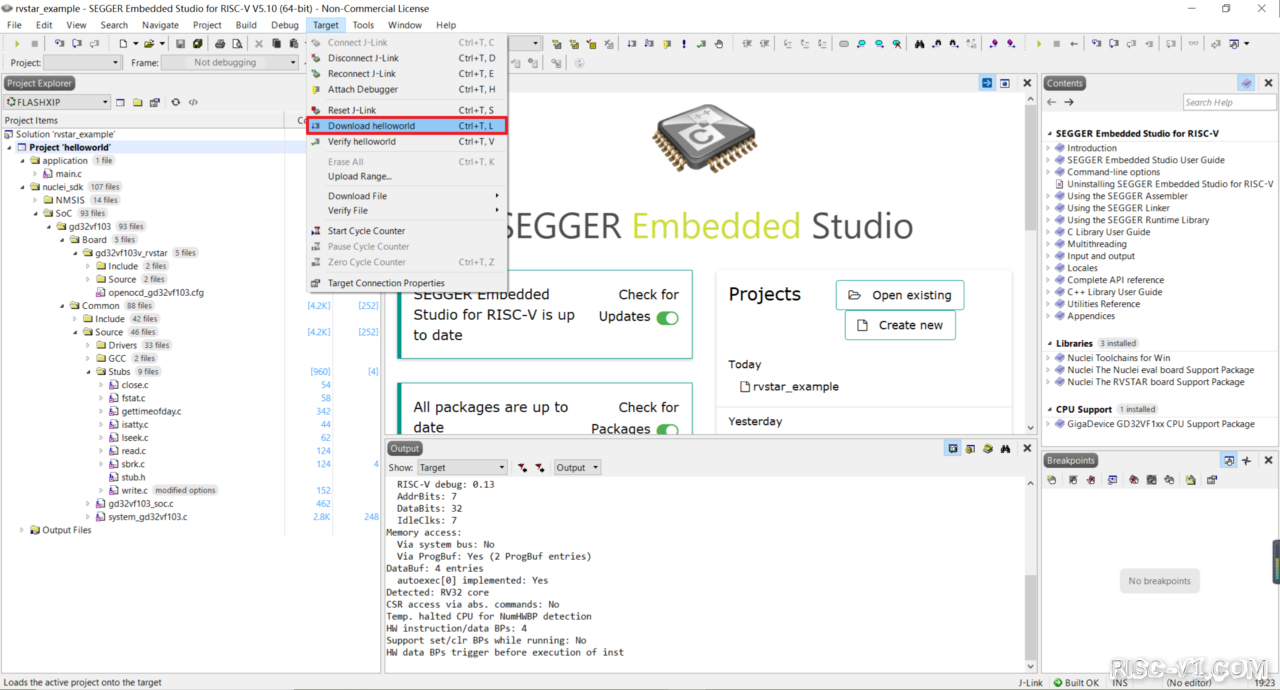 SEGGER Embedded Studio IDE-SES的快速上手risc-v单片机中文社区(28)