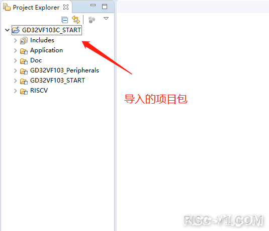 Nuclei Studio IDE-GD32VF103C-START开发板 IDE 快速上手risc-v单片机中文社区(35)