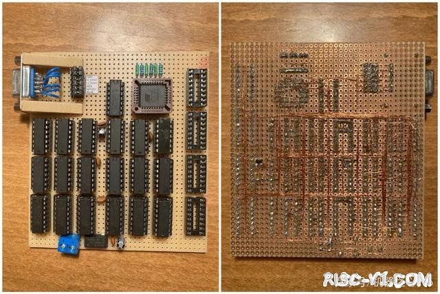 微米级IC制造-19岁少年从零开始耗时两年自制芯片，一块32位RISC-V处理器可玩贪吃蛇risc-v单片机中文社区(5)