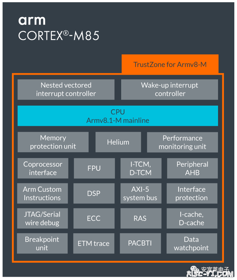 国外芯片技术交流-嵌入式单片机AI的春天已来, 2021年ARM Cortex-M55，2022年Cortex-M85发布！RISC-V也在努力中！risc-v单片机中文社区(4)