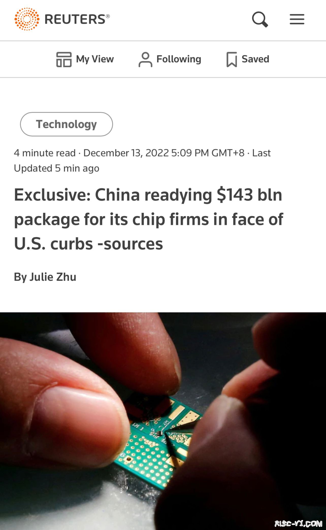 国内芯片技术交流-中国拟1万亿扶持芯片！最快明年Q1实施！risc-v单片机中文社区(2)