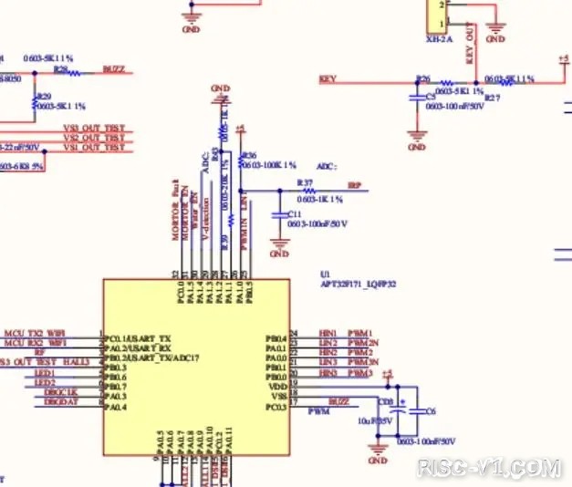 APT32单片机芯片及应用-APT32F171K8T6应用于微波炉单片机方案开发risc-v单片机中文社区(3)