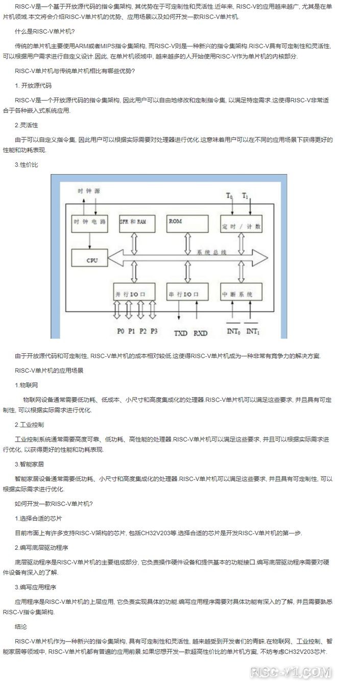 国内芯片技术交流-打造RISC-V单片机：优势、应用、开发risc-v单片机中文社区(1)