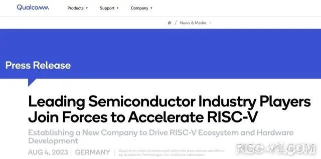 国外芯片技术交流-挑战ARM！高通恩智浦等5家巨头联手组建新公司，专搞RISC-Vrisc-v单片机中文社区(1)