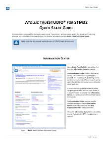 开源IDE ATOLLIC TRUESTUDIO® FOR STM32__QUICK START GUIDE quickstart