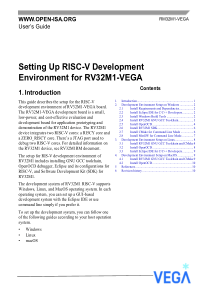 织女星开发板RV32M1_Vega_Develop_Environment_Setup