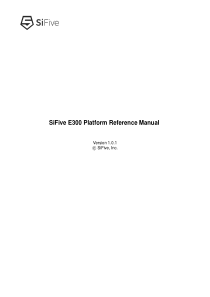 SiFive-E300-platform-reference-manual-v1.0.1