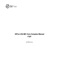 U54架构手册 U54-MC-RVCoreIP